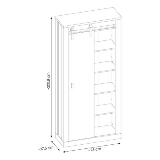 Armoire D’entrée Shutter I -Mobilier De Maison 1000348692 220505 500 SKETCH DETAILS P000000001000348692 sketch