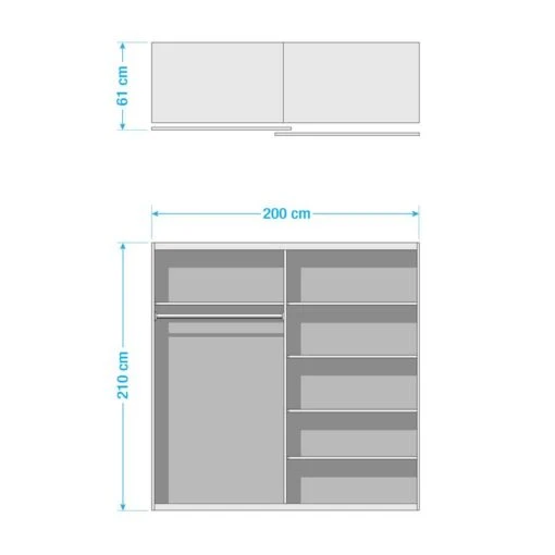 Armoire à Portes Coulissantes Nilla -Mobilier De Maison 1000352047 220616 500 SKETCH DETAILS P000000001000352047 sketch