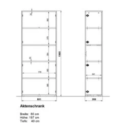 Armoire De Bureau GW-Lisbonne I -Mobilier De Maison 1000353360 220520 500 SKETCH DETAILS P000000001000353360 sketch