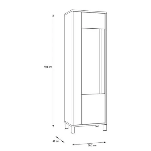 Vitrine Vallegrande -Mobilier De Maison 1000356707 220603 500 SKETCH DETAILS P000000001000356707 sketch