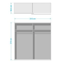 Armoire à Portes Coulissantes Mireena II -Mobilier De Maison 1000361181 220804 501 SKETCH DETAILS P000000001000361181 sketch