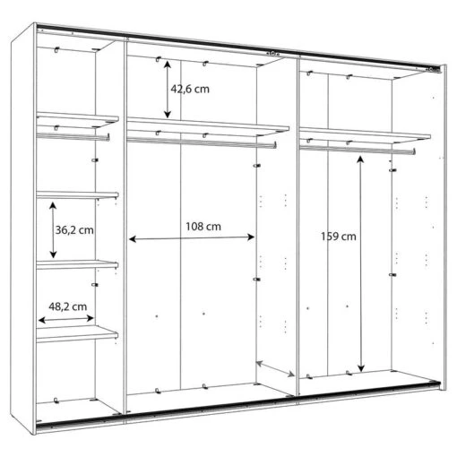 Armoire à Portes Coulissantes Lucy -Mobilier De Maison 1000361667 220826 501 SKETCH DETAILS P000000001000361667 sketch