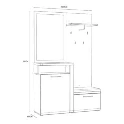 Ensemble D’entrée Compact Troi -Mobilier De Maison 1000372760 230124 500 SKETCH DETAILS P000000001000372760 sketch