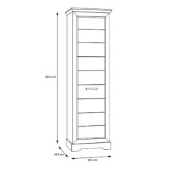 Armoire D’entrée New Dessa -Mobilier De Maison 1000372769 230124 500 SKETCH DETAILS P000000001000372769 sketch