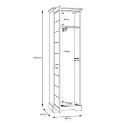 Armoire D’entrée New Dessa -Mobilier De Maison 1000372769 230124 501 SKETCH DETAILS P000000001000372769 sketch