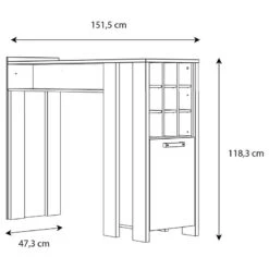 Table De Bar Ravenswood -Mobilier De Maison 1000372773 230124 500 SKETCH DETAILS P000000001000372773 sketch