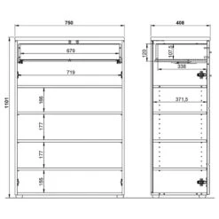 Ensemble D’entrée Aledo - 2 éléments -Mobilier De Maison 1000382521 230413 500 SKETCH DETAILS P000000001000382521 sketch