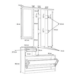 Ensemble D’entrée Compact Varbla A -Mobilier De Maison 1000384640 230418 500 SKETCH DETAILS P000000001000384640 sketch