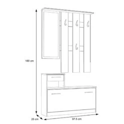 Ensemble D’entrée Compact Varbla A -Mobilier De Maison 1000384640 230418 501 SKETCH DETAILS P000000001000384640 sketch