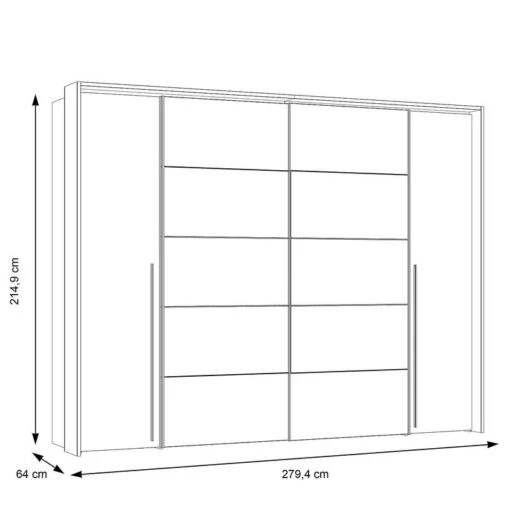 Armoire à Portes Coulissantes Ziio -Mobilier De Maison 1000404487 230907 500 SKETCH DETAILS P000000001000404487 sketch