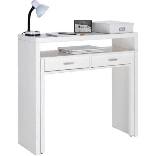 Bureau Informatique Extensible Blanc -Mobilier De Maison 1004698ec3ea4882b750b5cfe2a9f6c1