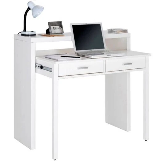 Bureau Informatique Extensible Blanc -Mobilier De Maison 13085beda6754e5881c7b56a89ee73b2