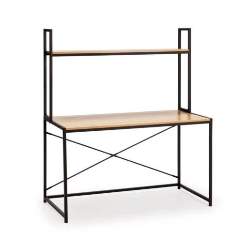 Bureau Carmen 1 étagère, 120 Cm -Mobilier De Maison 14797ba0377849d48f2d40c00b30b59e