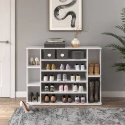 Meuble à Chaussures Levin Blanc -Mobilier De Maison 15d6a8855a684650ac041511a5f05181