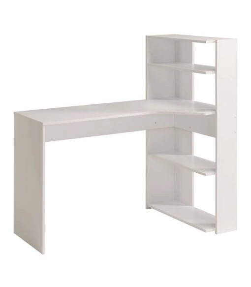 Bureau Blanc Avec étagère Mister -Mobilier De Maison 198e13fddf6f4d4099c27732f9a19943