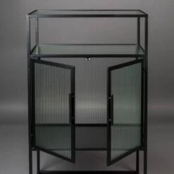 Vitrine 2 Portes Métal Et Verre Trempé -Mobilier De Maison 1dc637562e04405db667558bf453656d