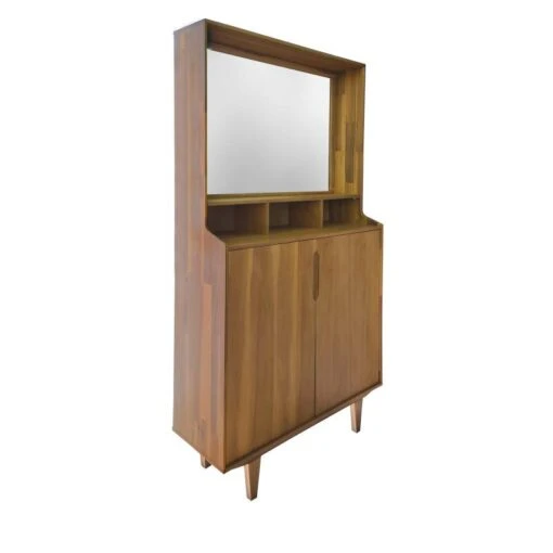 Meuble D'entrée Acacia 2 Portes 1 Miroir -Mobilier De Maison 1ed591244a9349db88a3883b1cccd3f1