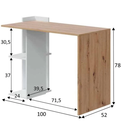 Bureau Llanes 2 Niches -Mobilier De Maison 1ffbbcdb4d56492b909e93eab2f7477f