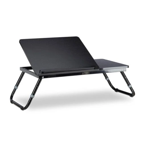 1x Table D'ordinateur Portable Noir -Mobilier De Maison 204d6f60e14d45e0b19f2a2b39613744