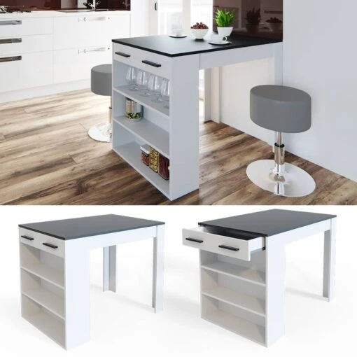 Table De Bar Repose Blanche/anthracite -Mobilier De Maison 217d73c44f7f4e23bbc0d9b413b97a98