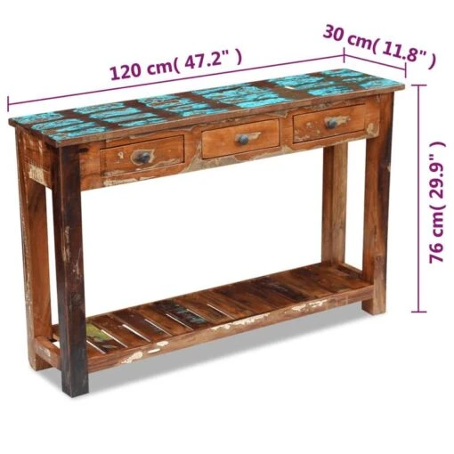 VIDAXL Table Console -Mobilier De Maison 2421025cd5424aec9f23eecac4ce06a0