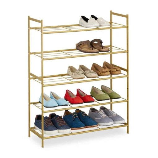 Étagère à Chaussures Empilable 5 Niveaux -Mobilier De Maison 25931c939ea04cf7a7e1b9e3949ec1d1