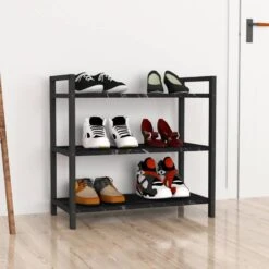 Étagère à Chaussures Sømna à 3 Niveaux -Mobilier De Maison 25e5db3e02b44b46ad6dcca373d261e6