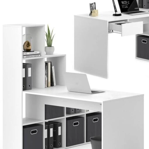 Bureau Sarah Blanc -Mobilier De Maison 277c74f56d5043d4946b5deb812b129b