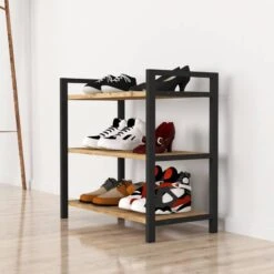 Étagère à Chaussures Sømna à 3 Niveaux -Mobilier De Maison 279353f5c581431da708ba7007cf59f1