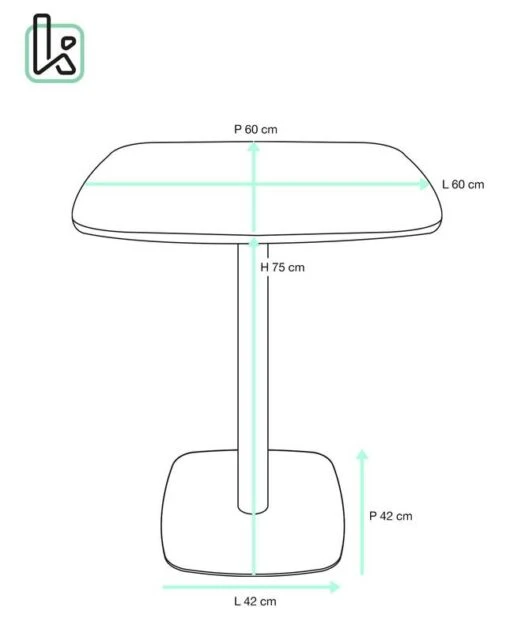 Table De Cuisine Bistro SILA -Mobilier De Maison 297112e9b97a40ecafcee59184615b95