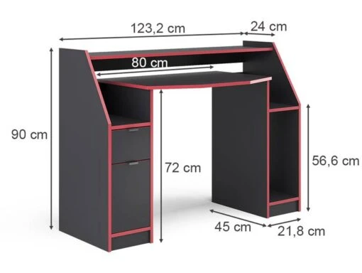 Bureau Ordinateur Joel 123cm Noir/rouge -Mobilier De Maison 2af90b1fcea4428db8f53232ed336815.cropped 61 167 940 707.processed