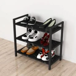 Étagère à Chaussures Sømna à 3 Niveaux -Mobilier De Maison 30e8a6fc3a2548c389ce0bb0c1a9f9fc