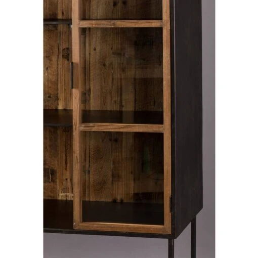 Vitrine 2 Portes En Bois Recyclé -Mobilier De Maison 31bc490f57da439085628ebc71a0bb67