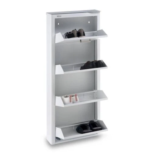 Meuble à Chaussures KIBO 4 Compartiments -Mobilier De Maison 32eb0a4aba434c0687b0ef4c20c2325a