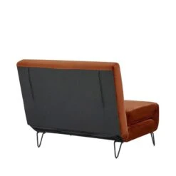 Fauteuil Convertible En Velours Rouille -Mobilier De Maison 346951163c4842cf98d13a3f1afd2d97