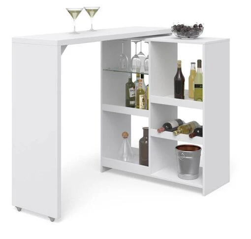 Table De Bar Vega Blanche -Mobilier De Maison 354cc90e957742f48de8df0b57d7dea3.cropped 78 117 873 829.processed