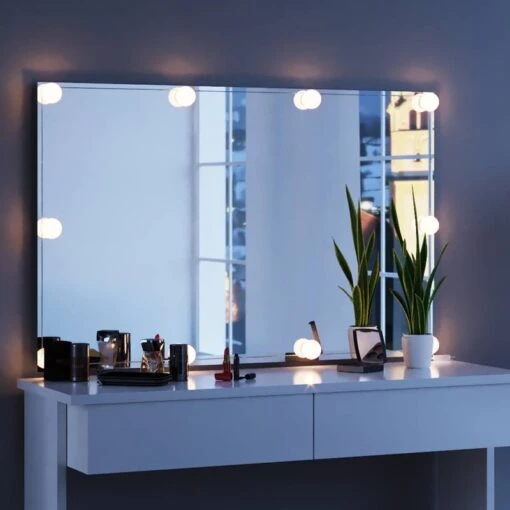 Coiffeuse Azuravec Miroir Et LED -Mobilier De Maison 35af01753ca44080a3c19692bb1df5ff