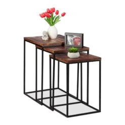 Tables Gigogne Carrées Jeu De 3 -Mobilier De Maison 37dda06a99c34d1a91ea2694af231de3