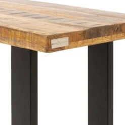 Table Console 115x40x77cm Noir/naturel -Mobilier De Maison 399b043c0dbe4272998d54c3dbca683e