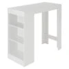 Table De Bar 110x50x103cm Blanc -Mobilier De Maison 3e43bb1a09eb489782ec29014b6c02f8