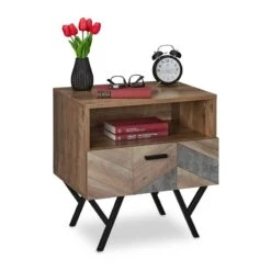 Table D'appoint Au Design Industriel -Mobilier De Maison 4093bb33e6ed4fbf846fa680750f5a59