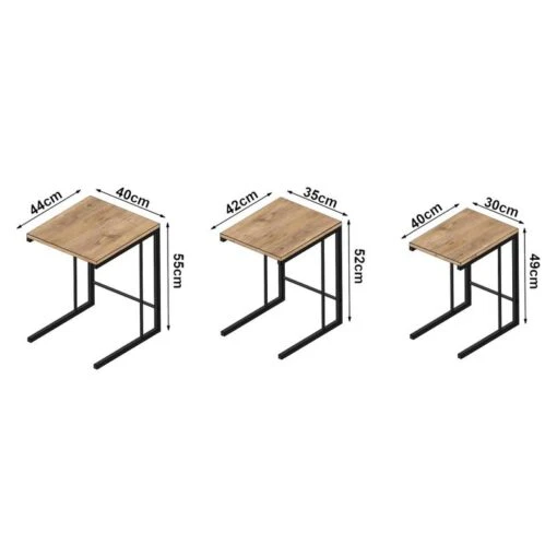 Set De 3 Tables D'appoint Jakobstad -Mobilier De Maison 42cf8e5fe7a5416788f7c6cf912485f1