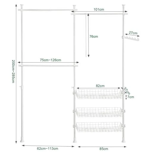 Rangement Pour Vêtement FRG34-SCH -Mobilier De Maison 43730fec629449cd81b8052a038ccefd