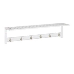 Garde Robe Mural Blanc Avec Supports -Mobilier De Maison 4875ee9a1e6b4299a44e93abc192a4df