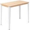 Table Mange Debout Lunds 60X100 BL-NA -Mobilier De Maison 48cbea74466d48e6983d8a74634f4ab1