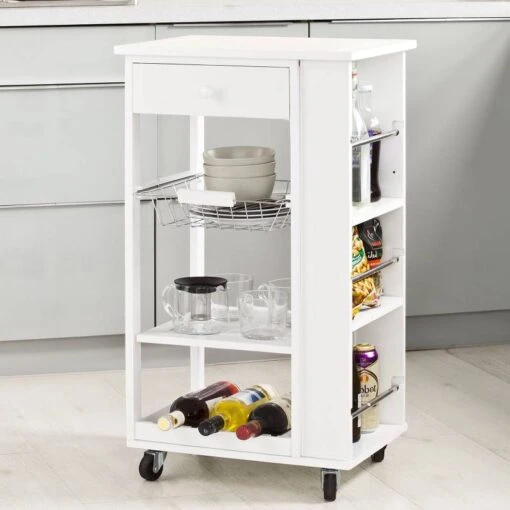 Chariot De Cuisine FKW12-W -Mobilier De Maison 4e3a2b4b0f8e4327859575889ad09a5e