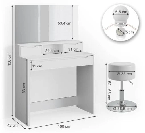 Coiffeuse Ruben Blanc & Tabouret Et LED -Mobilier De Maison 5a375de736ed48ea962fed6f51615c67.cropped 28 98 930 851.processed