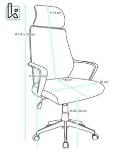 KAYELLES Fauteuil Bureau FAMA+ -Mobilier De Maison 5af7fadf841043eca54ac754250186da