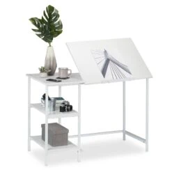 Bureau Inclinable Avec 3 étagères -Mobilier De Maison 5b97b11df092433c9bc41924e8b0a667