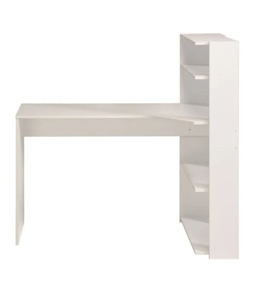 Bureau Blanc Avec étagère Mister -Mobilier De Maison 5ef4df3bb4f64a349e351c4a69fbe510